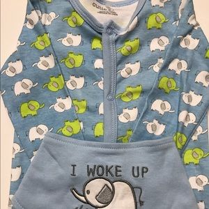 Two Piece Cutie Pie Pajamas & Bib